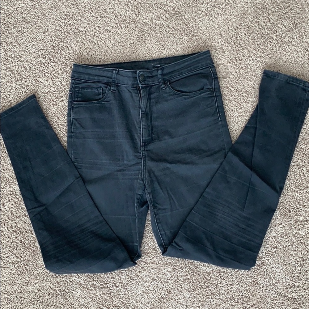 Black high waisted Zara jeans